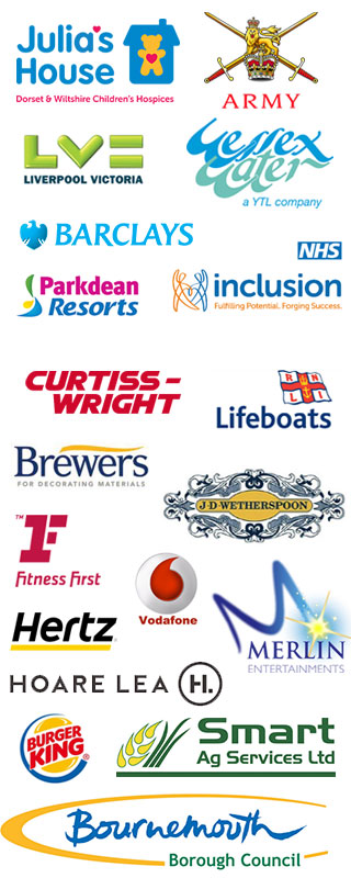 Dorset Team Building clients logos